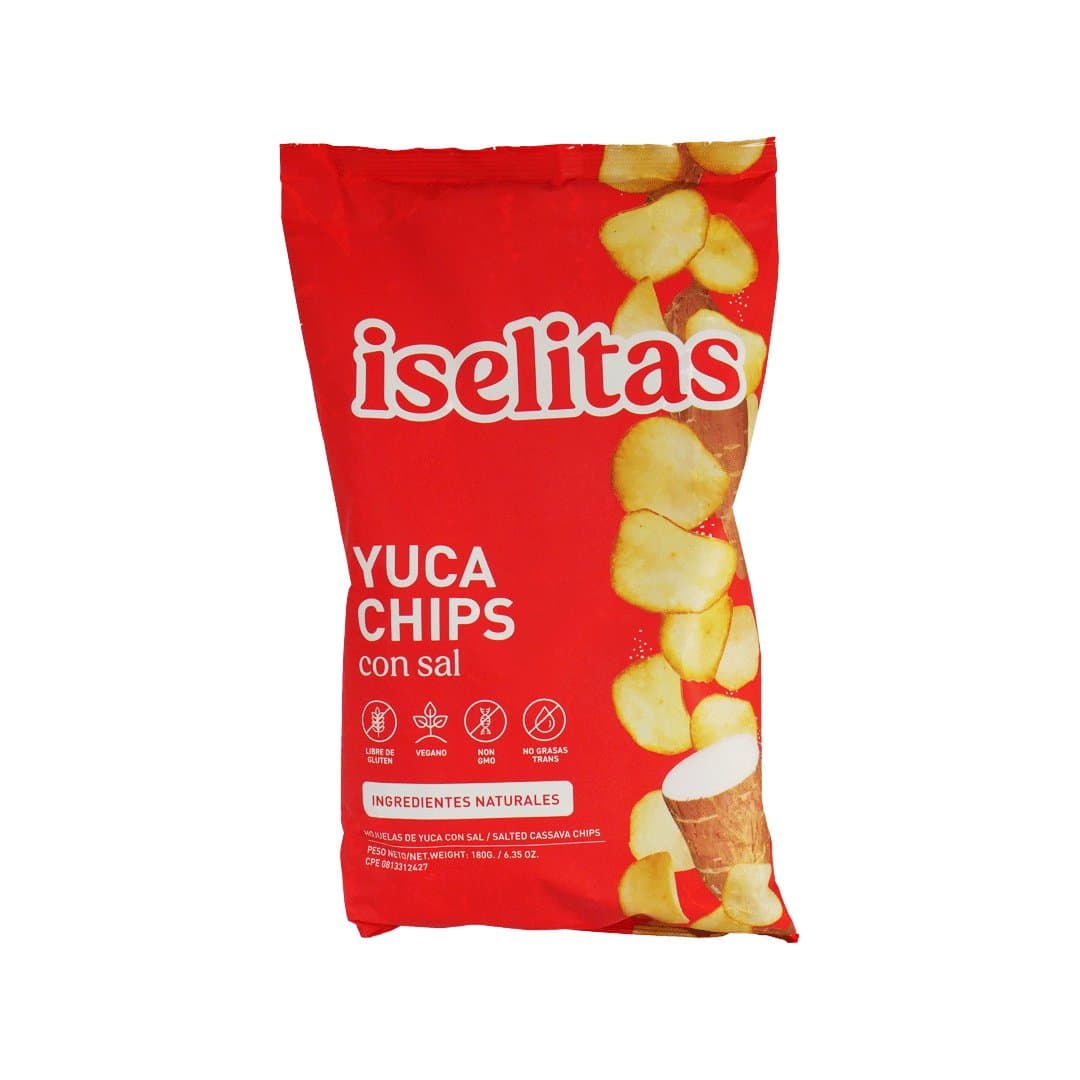 YUCA CHIPS  CON SAL ISELITAS 180 GR foto