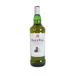WHISKY BLACK AND WHITE 750ML foto
