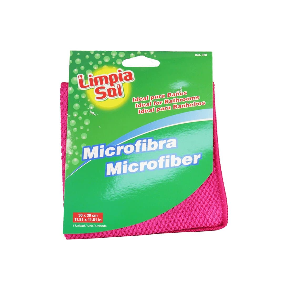 PAÑO MICROFIBRA PARA BAÑOS LIMPIA SOL 1 UND foto