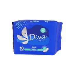 TOALLAS SANITARIAS DELGADA NOCHE CON ALAS DIVA 10UND foto