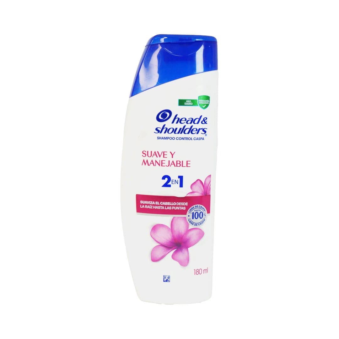 SHAMPOO SUAVE Y MANEJABLE HEAD SHOULDERS 180ML foto