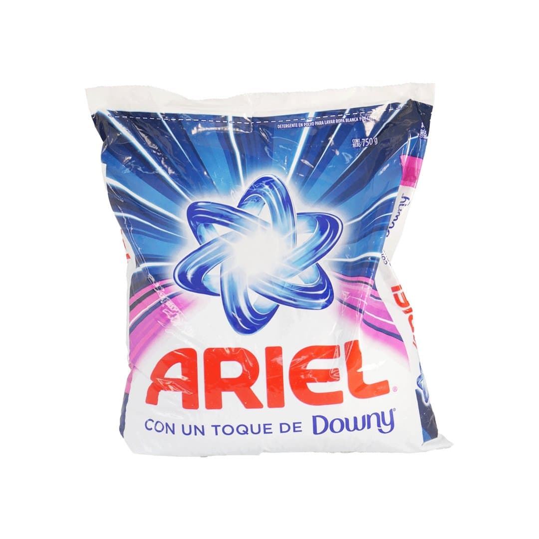 DETERGENTE EN POLVO CON DOWNY ARIEL 750GR foto