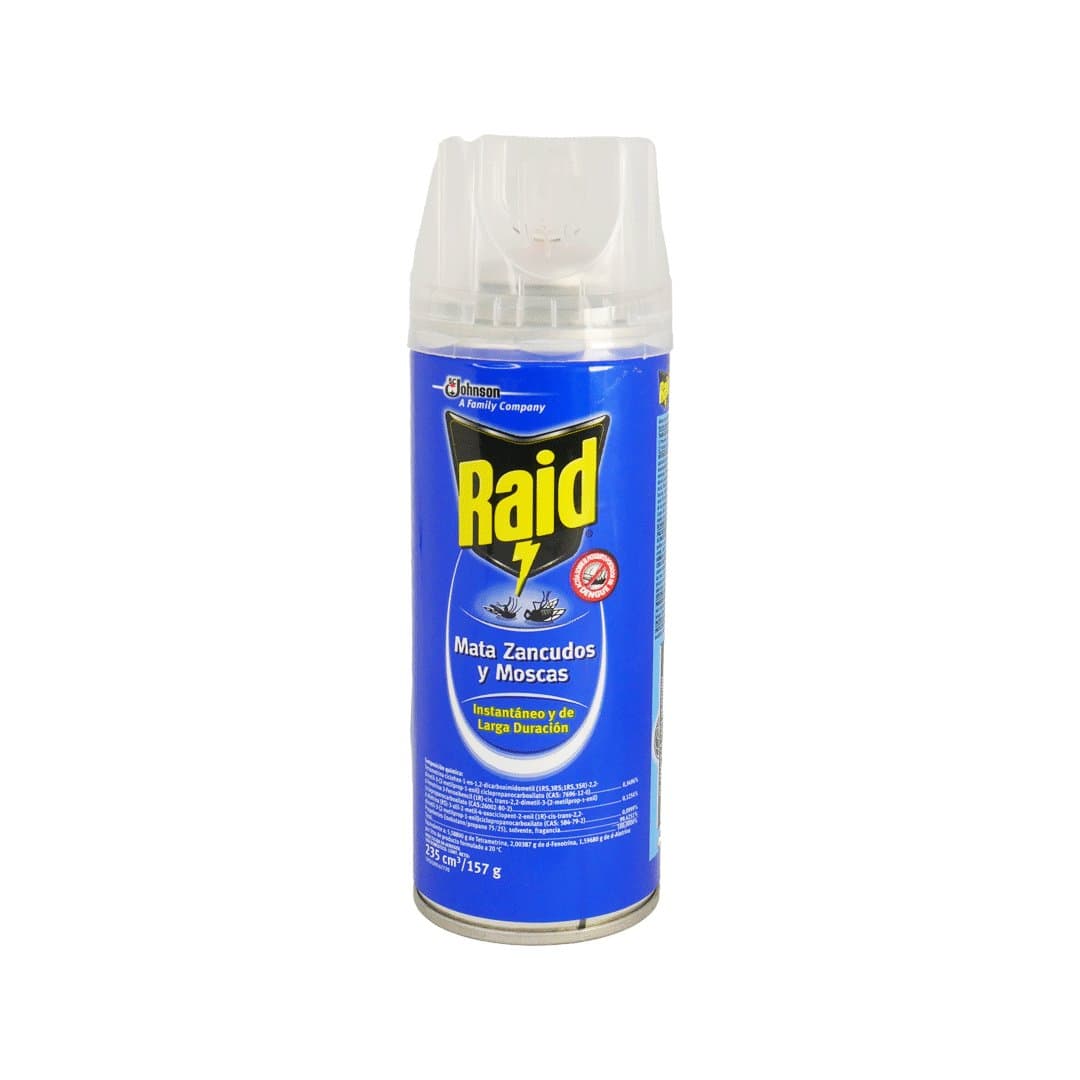 INSECTICIDAD MATA ZANCUDOS Y MOSCA RAID 235ML foto