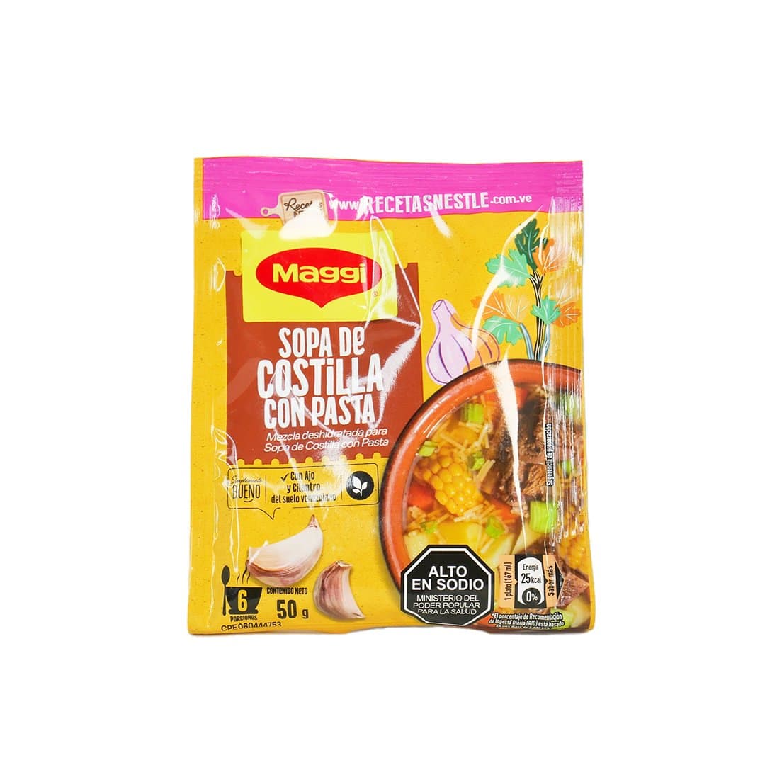 SOPA COSTILLA CON PASTA MAGGI 50GR foto