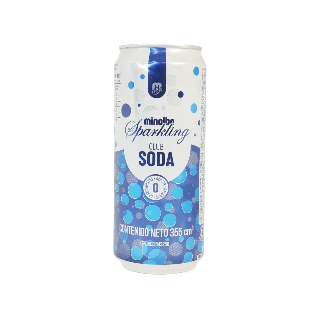 SODA LATA SPARKLING MINALBA 355ML foto