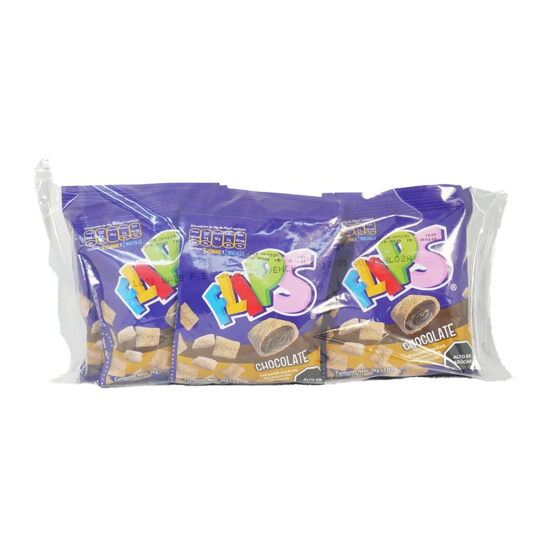 CEREAL DE CHOCOLATE LONCHERA FLIPS  6X28GR foto