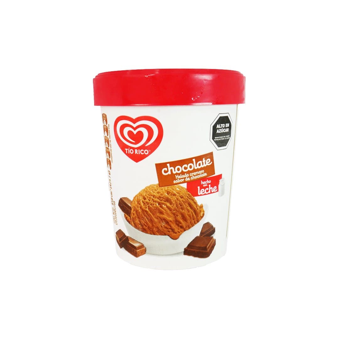 HELADO DE CHOCOLATE TIO RICO 850ML foto