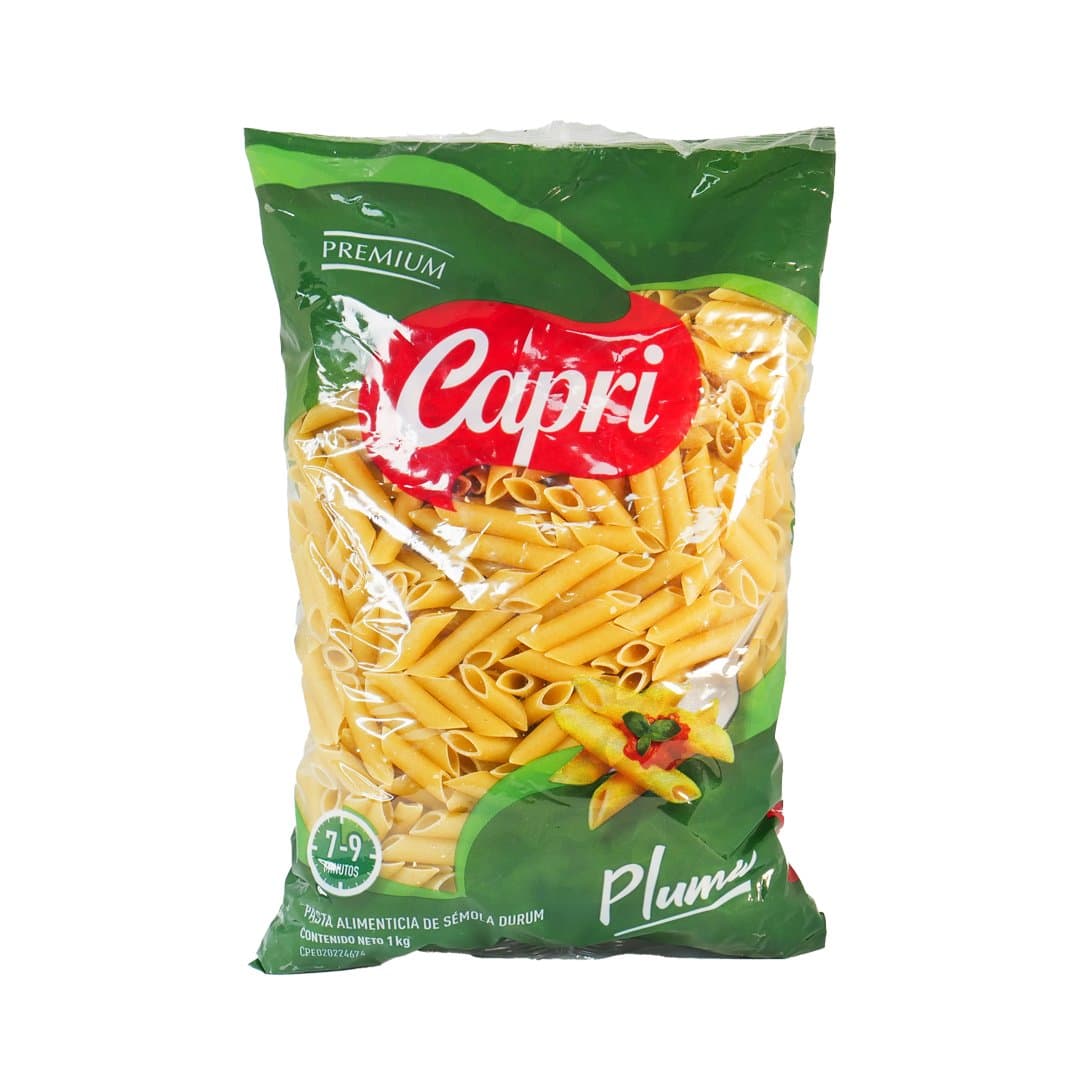 PASTA CORTA PLUMA PREMIUN CAPRI 1KG* foto