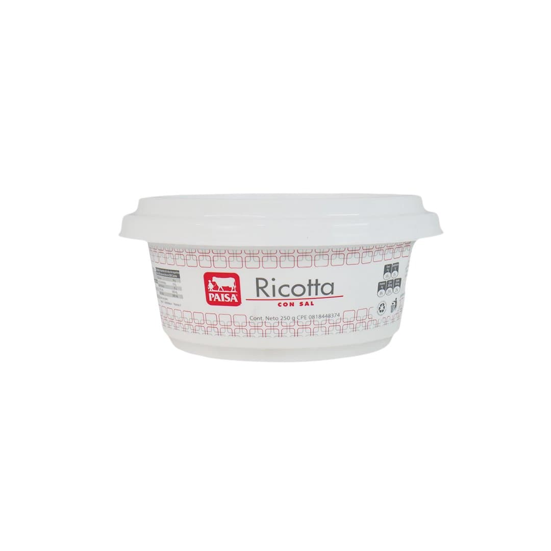 RICOTTA CON SAL PAISA  250GR foto