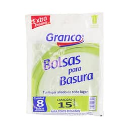 BOLSAS 15LTS GRANCO 8UND foto