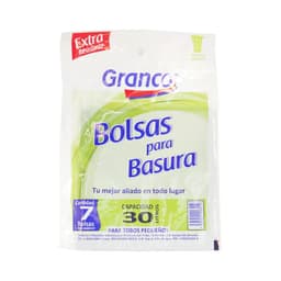 BOLSAS 30LTS GRANCO 7UND foto