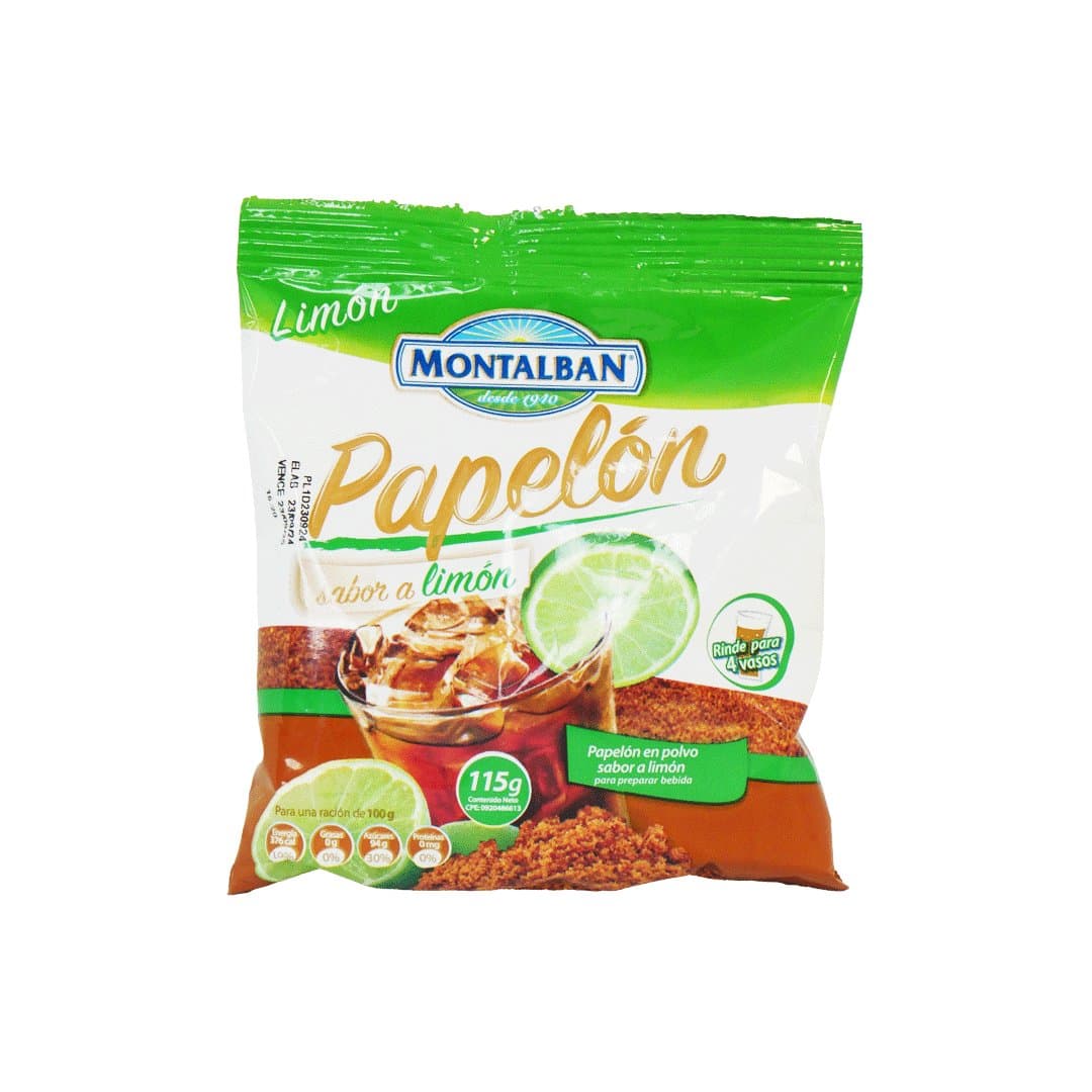 PAPELON EN POLVO LIMON  MONTALBAN 115GR foto