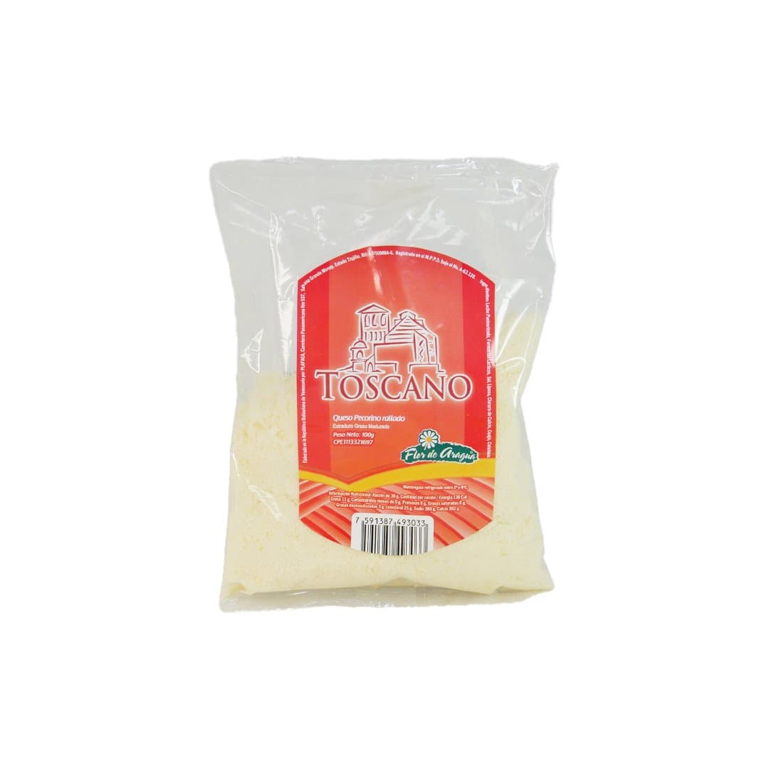 QUESO PECORINO RALLADO TOSCANO 100GR foto