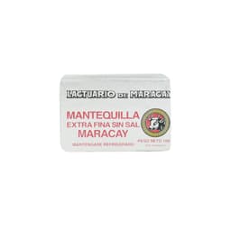 MANTEQUILLA SIN SAL MARACAY 100GR foto