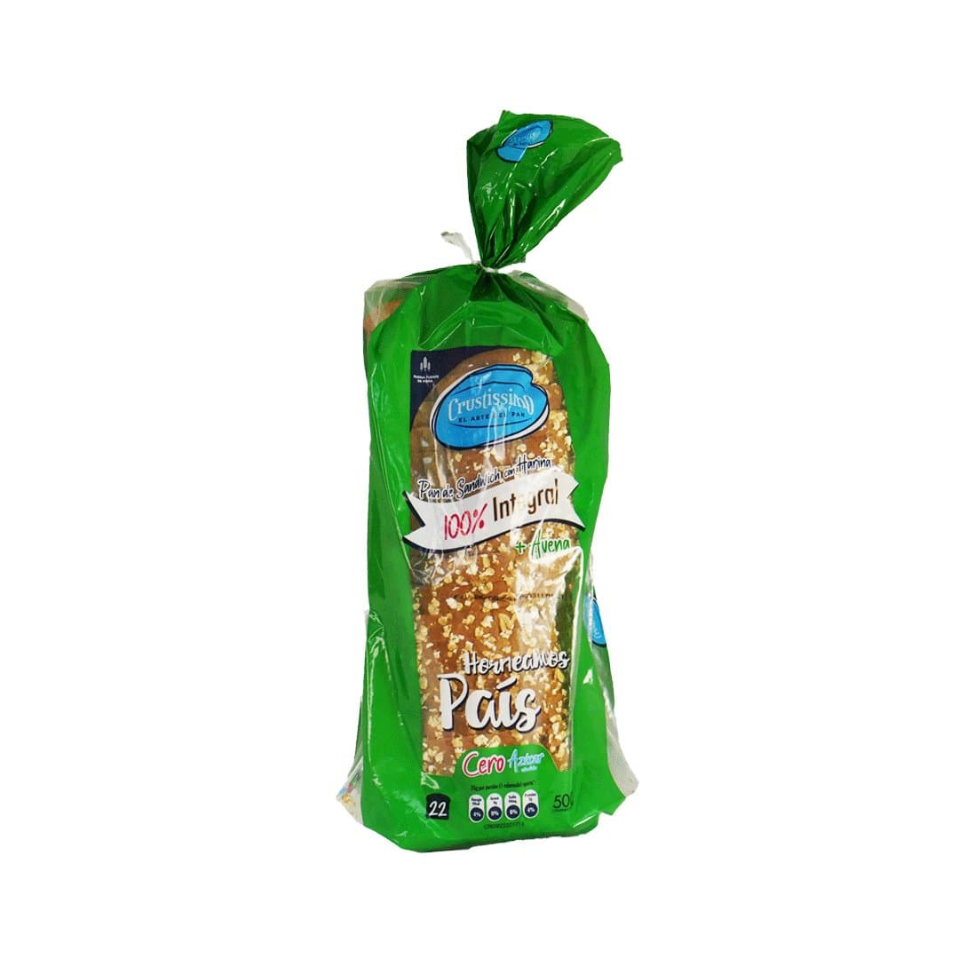 PAN SANDWICH INTEGRAL CRUSTISSIMO 500GR foto
