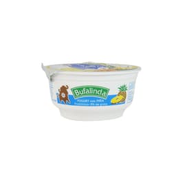 YOGURT NATURAL CON FRUTA PIÑA BUFALINDA 180GR foto