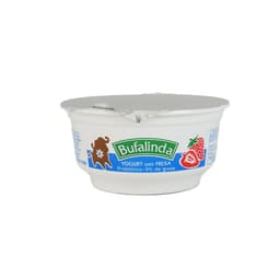 YOGURT NATURAL CON FRUTA FRESA BUFALINDA 180GR foto
