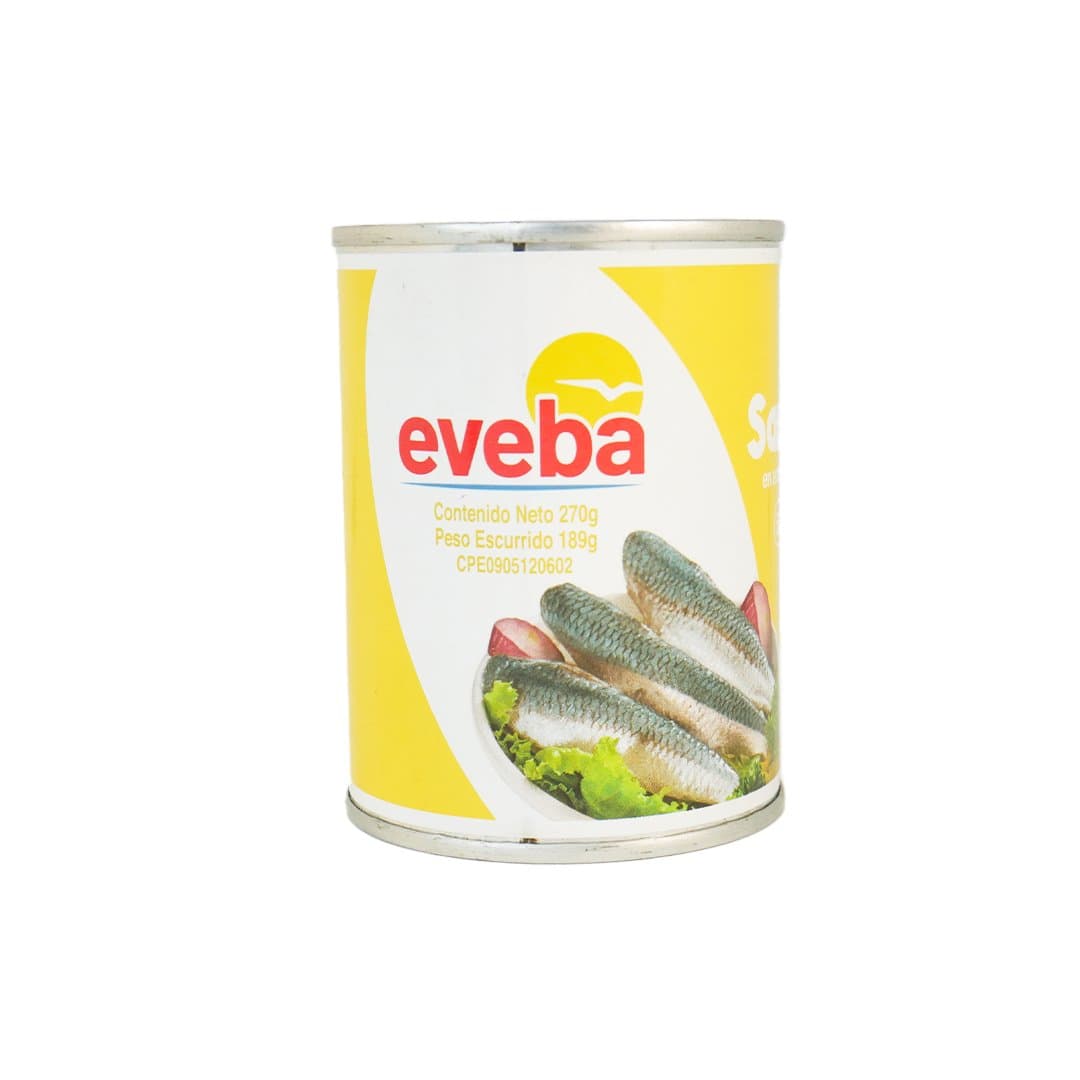 SARDINA EN ACEITE VEGETAL EVEBA 270GR foto