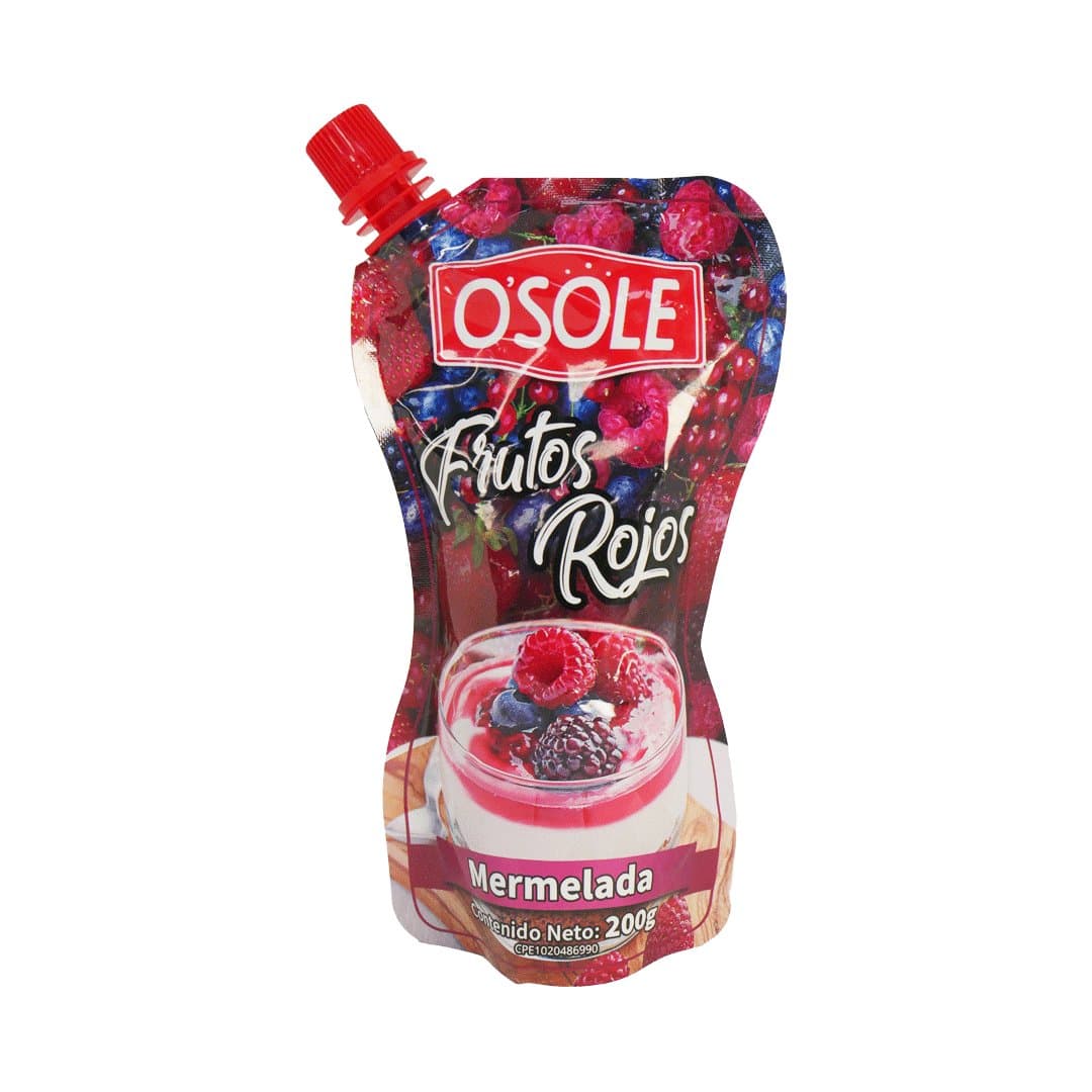 MERMELADA DE FRUTOS ROJOS OSOLE 200 GR foto