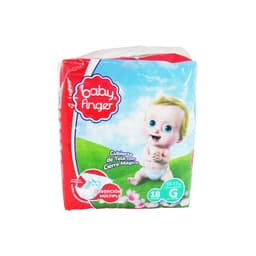 PAÑAL TALLA G  BABY FINGER  18 UND foto