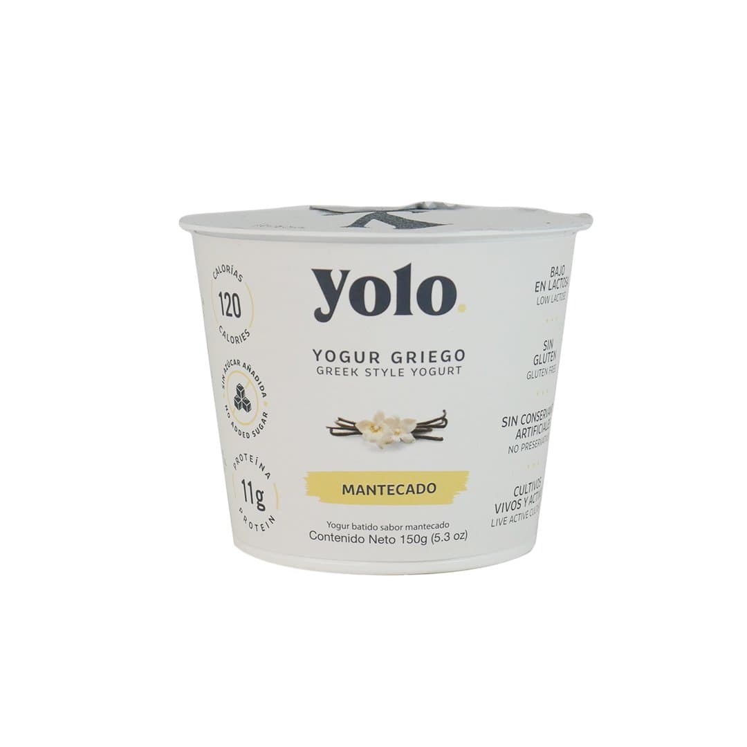 YOGURT GRIEGO MANTECADO YOLO 150GR foto