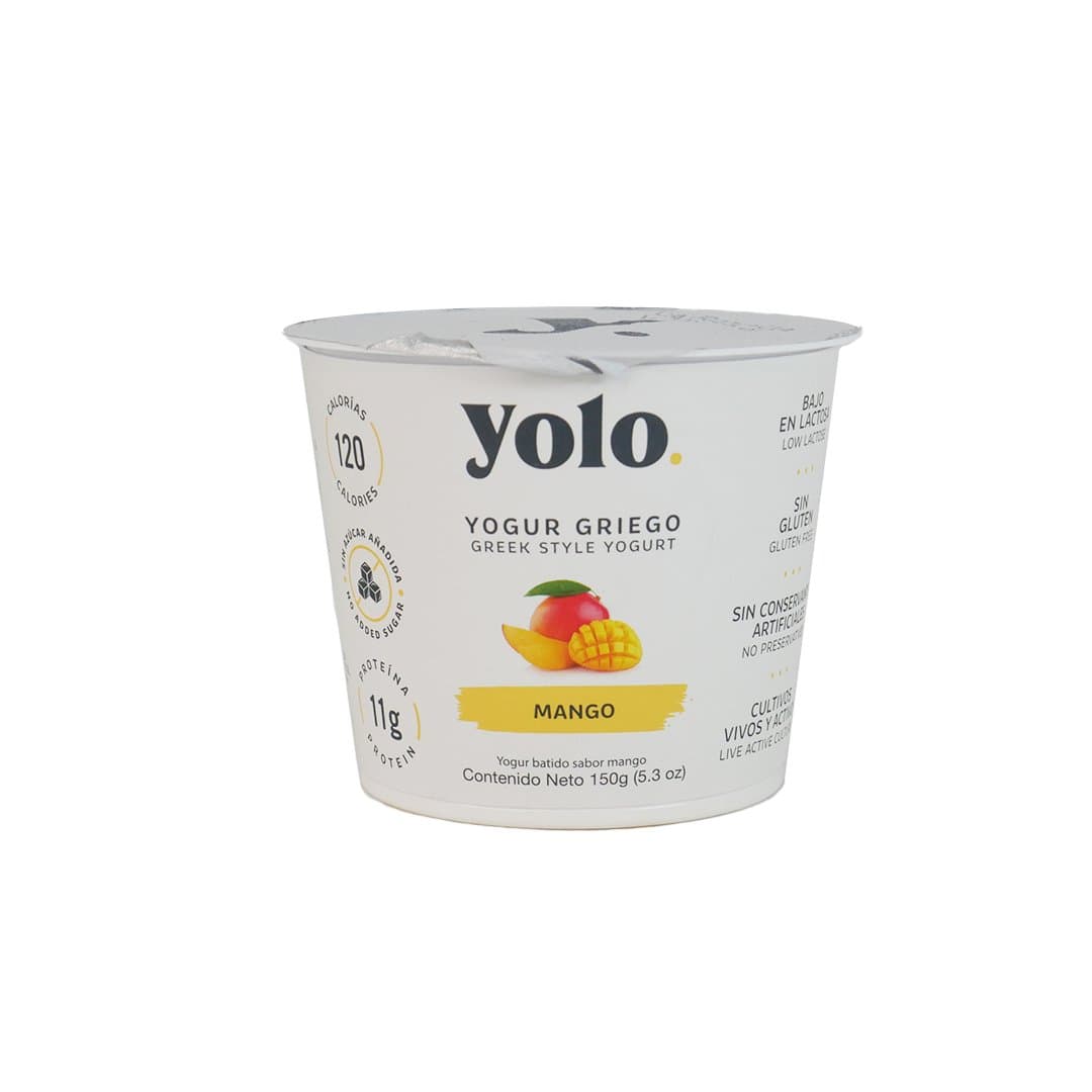 YOGURT GRIEGO MANGO YOLO 150GR foto