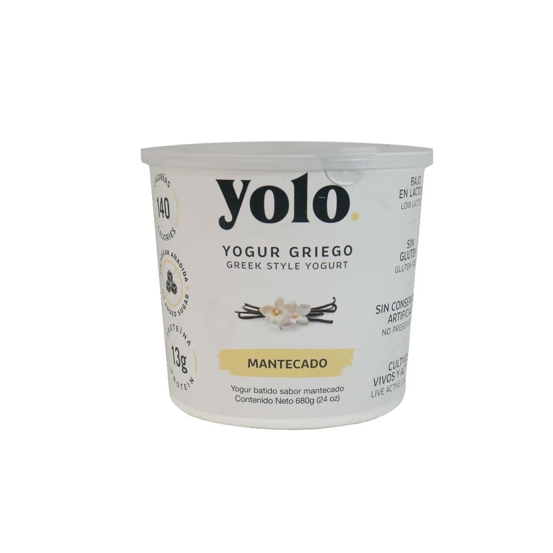 YOGURT GRIEGO MANTECADO YOLO 680 GR foto