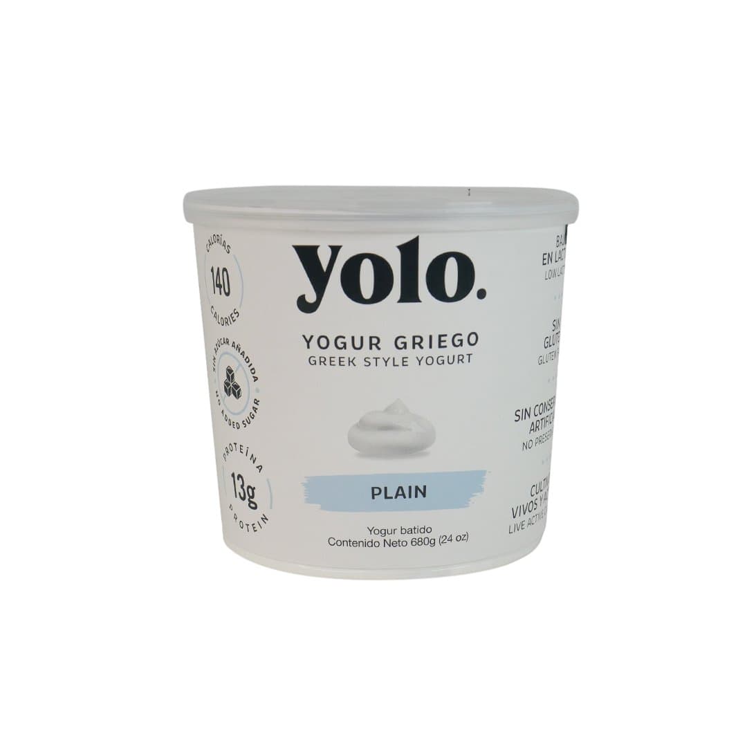 YOGURT GRIEGO PLAIN YOLO 680 GR foto