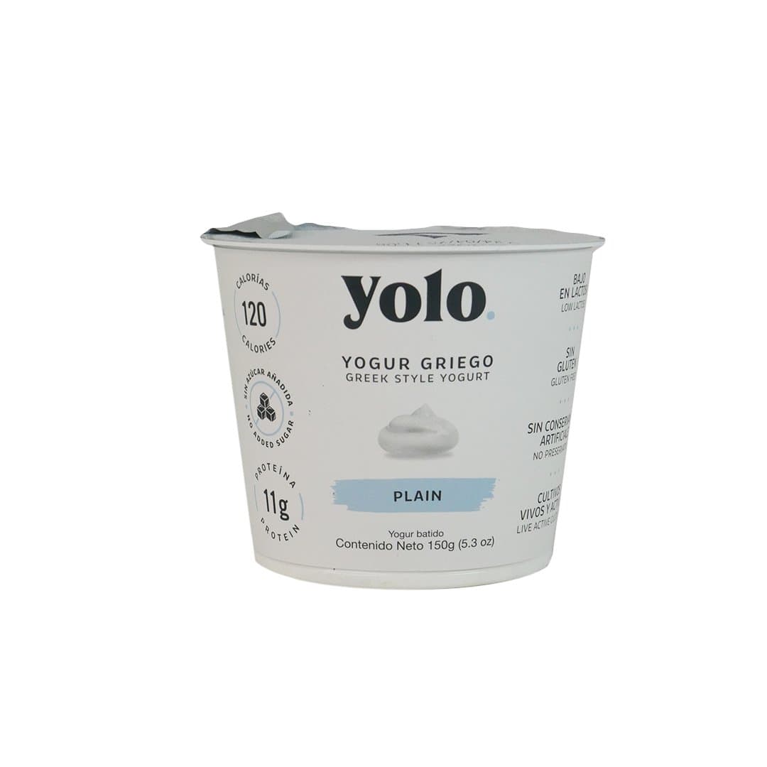 YOGURT GRIEGO PLAIN YOLO 150 GR foto