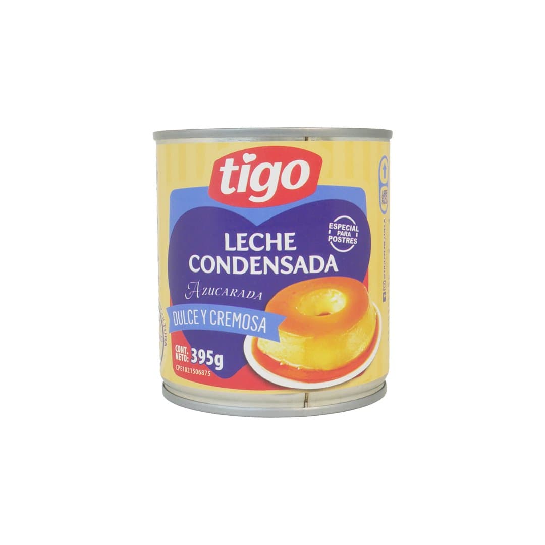 LECHE CONDENSADA LATA TIGO 395GR foto