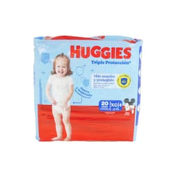 PAÑAL TRIPLE PROTECCION XG HUGGIES 20UND foto