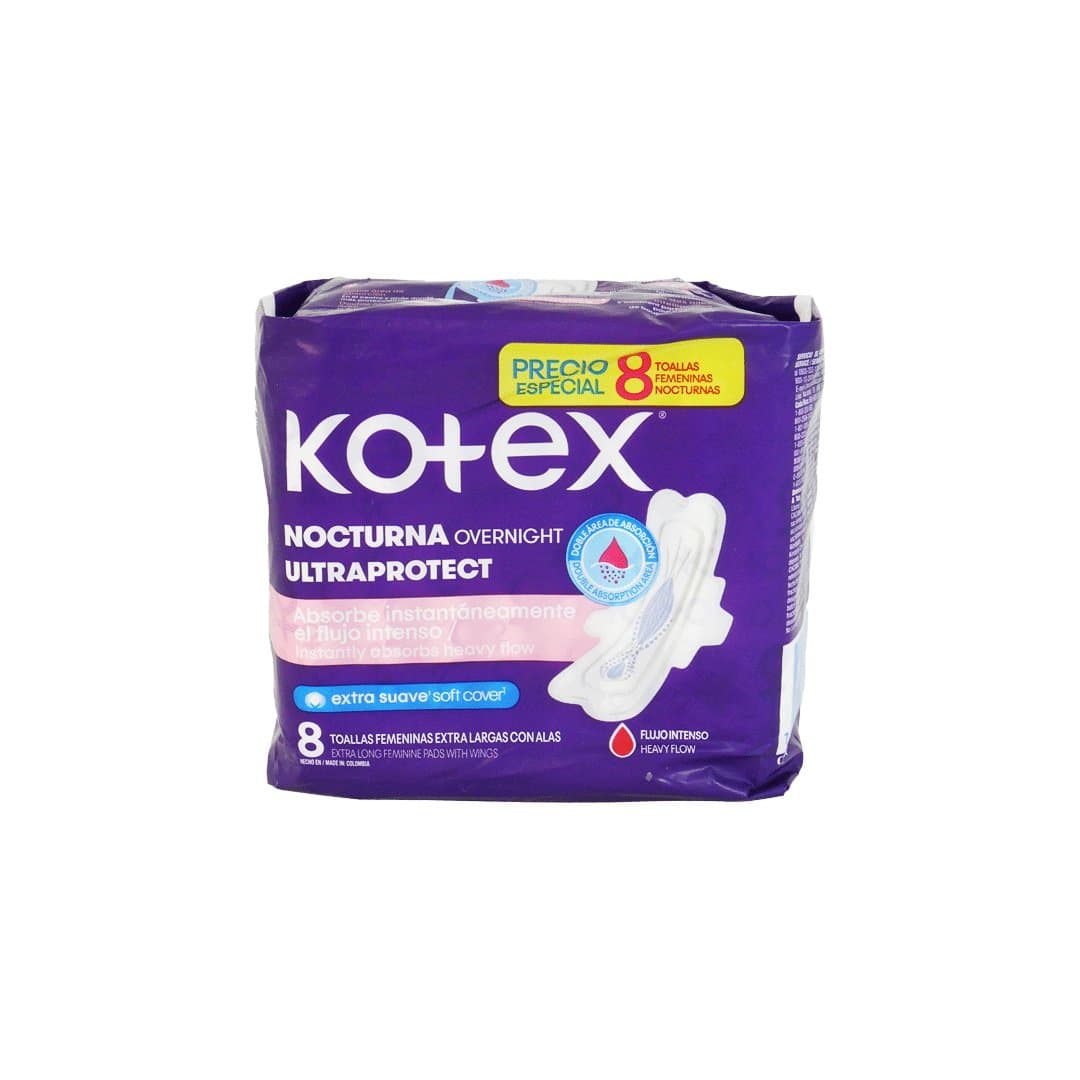 TOALLAS NOCTURNAS KOTEX 8UND foto